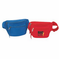 3 Zipper Fanny Pack With Adjustable Strap (8"x4"x3")